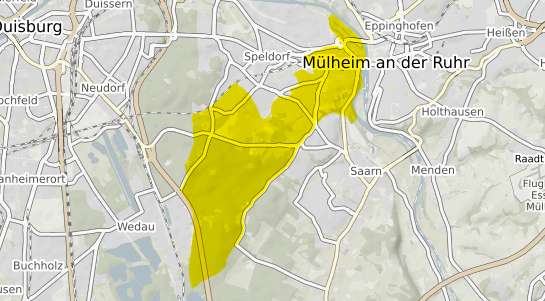 Immobilienpreisekarte Mülheim an der Ruhr Broich